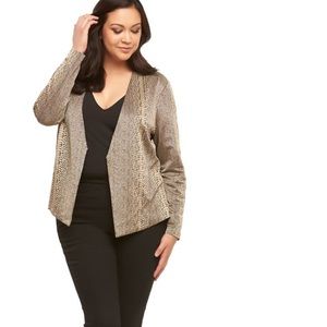 NWT Tart Sun Blazer Snake Print Jacket plus size